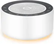 White Noise Machine with 30 High Fidelity Soundtracks, 7 Colors Night Lights, Fu