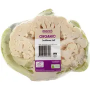 Macro Fresh Cauliflower Half Organic each