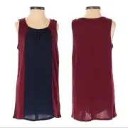 Merona Color Block Stretchy Sleeveless Knit Tank Top Size XS NWT