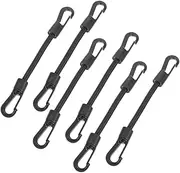 SUPVOX 1set Multi Use Portable Hook Ropes Elastic Tie Down Straps for Outdoor Activities for Tent and Cargo Fixing Lightweight and Compact Design Reliable and Versatile 6pcs