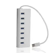 Usb Hubs Aluminum Charging Data 7 3 Feet 3.0 Cable Silver Firewire Cables & Adapters