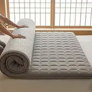 Japanese Futon Mattress, Folding Floor Mattress, Japanese Floor Bed Roll, Folding Futon - Japanese Tatami, Thick Tatami (Color : 06, Size : King(180x200cm))