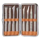 Manicure Pedicure Nail Care Set Cutter Cuticle Clippers Kit Case sn