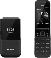 [Nokia] 2720 Flip Dual-SIM 4GB ROM + 515MB RAM Factory Unlocked 4G/LTE Keypad Phone - (Black) - International Version