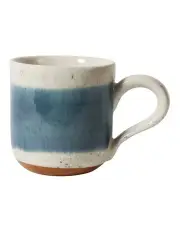 [Robert Gordon] Solace Mediterranean Clay Mug With Reactive Glaze 350ml in Blue