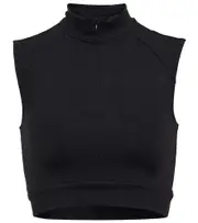 [Live The Process] Live The Process Ciro zipped crop top AU 8 black