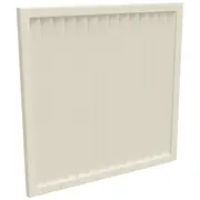 ProtectorAl 300-1000W X 300-1000H Surfmist Aluminium Welded Louver Panel Vertical 5mm overlap