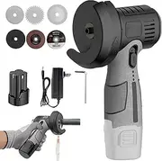 12V Mini Angle Grinder with Cutting Disc, 15,000 Rpm Cordless Brush Angle Grinder Kit, 2025Portable Handheld Angle Grinding Toolfor Cutting Polishing, Portable Electric Cutter, Rechargeable Battery(A)