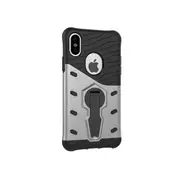 2Pcs For Iphone X Shock-Resistant Sniper Hybrid Cover Tpu + Pc Combination Case