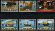Stamps Barbuda 1992 500th Discovery America Columbus Chicago yvert 1246/1251