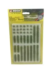 Noch 07128 Spring Grass Tufts Pack (36 Pieces) 12mm Railway Diorama Scenery NEW
