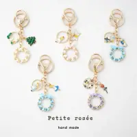 在飛比找momo購物網優惠-【Petite rosee】童話故事多款奢華金屬包包鑰匙圈鍍