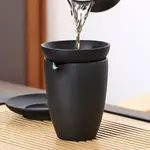 200ML INNER BLUE AND BLACK CERAMIC FAIR CUP SINGLE200ML內藍黑陶公