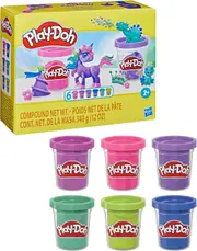 Play-Doh Sparkle Collection for Kids Ages 2+ 6 Pack (HASF9932)