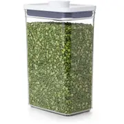 Oxo Good Grips Pop 2.0 Rectangle Medium Kitchen/Pantry Container w/ Lid Clear