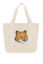 [MAISON KITSUNE] MAISON KITSUNE fox head tote bag