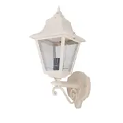 Paris Outdoor Wall Lantern Up Bracket H450mm Beige Aluminium - 15116