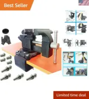 2-In-1 Work Bench Vise 4.5" Multi-Purpose Table Clamp, 270° Rotating Vice Tool