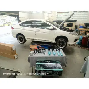 KT Racing 道路版避震器 高低可調 避震器 改裝 HONDA CRV5 HRV CITY FIT3 完工價