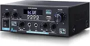 AK55 Stereo Audio Amplifier, 600W Home 2 Channel Wireless Bluetooth 5.0 Power Amplifier System, Home Amplifiers FM Radio, USB, SD Card, Home Theater Audio Stereo System