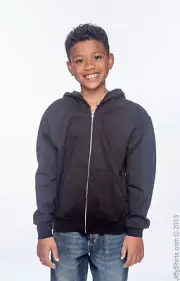 Hanes Hoodie Sweatshirt Comfortblend EcoSmart Full-Zip Kids,XL