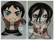 Attack on Titan Eren Yeager TITAN Anime Plush Pillow 20” DOUBLE SIDED NWT