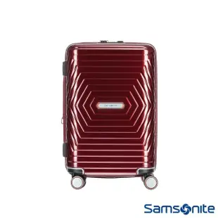 【Samsonite 新秀麗】20吋Astra立體幾何光澤PC可擴充TSA海關鎖登機箱/行李箱/光芒箱(多色可選)