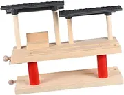 Decorative Train Station Platform Wooden Toy Boys and Girls Station Platform Model Train Set Accessory