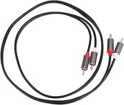 Angoily 3 2 Audio Cable Component Cable Headphone Cable Converter Charger Wire to Cable Speaker Cable with Banana Headphone Extension Cable Coax Cable Black All Copper Conductor