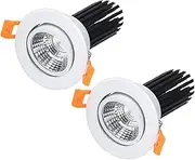 Aexit 2 (Lighting fixtures and controls) Pcs 68mm Dia 5W COB Downlight Housing Recessed Ceiling Light (98ry845qf218) Spotlight Shell