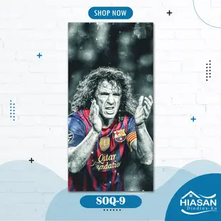 牆面裝飾客廳家居裝飾室海報 Lionel Messi Jersey Barcelona SOQ