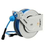 Pressure Washer Hose Reel with Hose, 1/4" × 60ft Retractable Power Washer H