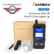 Anysecu W8pro 4G Zello Network Radio Android 10 WIFI Mobile Phone Realptt Zello