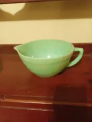 Vintage Anchor Hocking Fire King Jadeite 2 Quart Batter Bowl w/ Org Label Excel