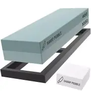 Sharp Pebble Premium Whetstone Knife Sharpening Stone 2 Side Grit 400/1000 We
