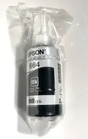 Epson 664 Ecotank Black Ink -Genuine Epson Brand- Factory Sealed - Exp. 3/20 OEM