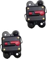 Gatuida Pcs Automatic Recovery Circuit Breaker for Car Audio Manual Reset Arm High Conductivity Alloy Easy Operation Safety for Vehicles