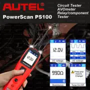 Autel PS100 Electrical System Circuit Battery Testers Diagnostic Power Scan Tool