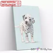 Paint By Numbers Kit Dalmatian Puppy Dog Animal Kids Canvas Painting Home Adult