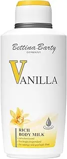 Bettina Barty Vanilla Rich Body Milk 500 ml Moisturising Noticeably Smooth, Smooth Skin Feeling Distinctive Vanilla Fragrance 1 x 500 ml