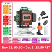 4D 16 Lines Laser Level Self Leveling 360 Horizontal and Vertical Laser Level