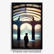 Pixel Art Poster - Grand Ark (8 Bit Psychedelic Trippy Weird Video Game Print)