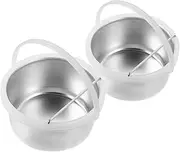 ARTIBETTER 2pcs Wax Pot Replacement for Wax Warmers Nonstick Hair Removal Container Compatible with Various Waxing Machines Easy to Clean Safe Scald Design Capacity