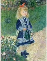 Auguste Renoir A Girl With A Watering Can Art Print Canvas Premium Wall Decor Poster Mural