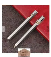 Bolt Action Pen Hexagonal Stainless Steel and Brass EDC