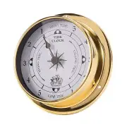 Tidal Clock, Wall Mounted Tester Copper Marine for Weather Station, Wall9154