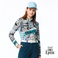 在飛比找森森購物網優惠-【Lynx Golf】女款歐洲進口布料經典時尚印花造型配布設