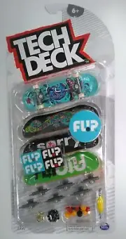 Tech Deck Flip Skateboards Ultra Deluxe 4 Pack Fingerboards