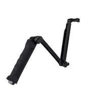 3-Way Grip Foldable Multi-functional Selfie-stick Extension Monopod