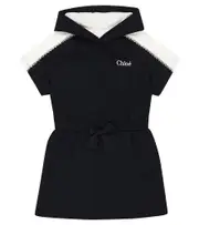 [Chloe Kids] Chloé Kids Cotton jersey sweater dress Y 12 blue